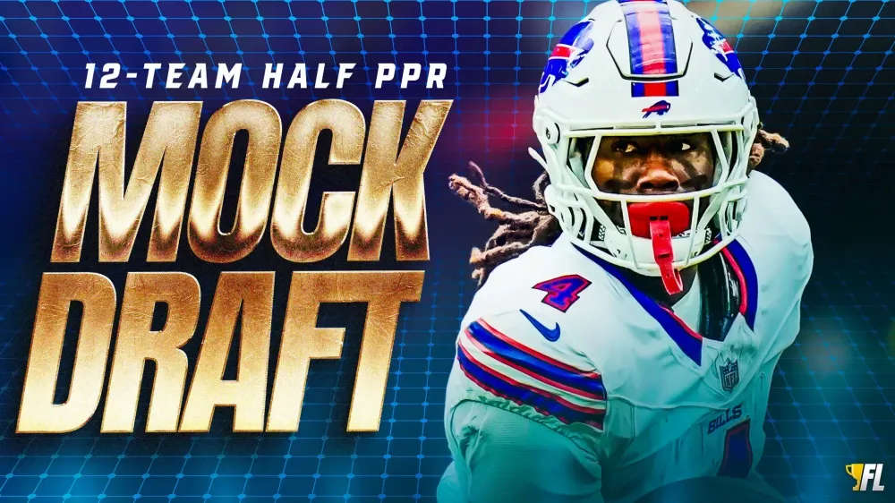Half-PPR Fantasy Football Mock Draft: Hero RB Build Around James Cook