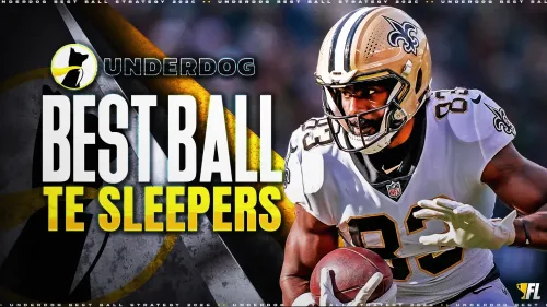 Tight End Sleepers For 2026 Best Ball Drafts: Juwan Johnson Headlines Cheap Upside Shots